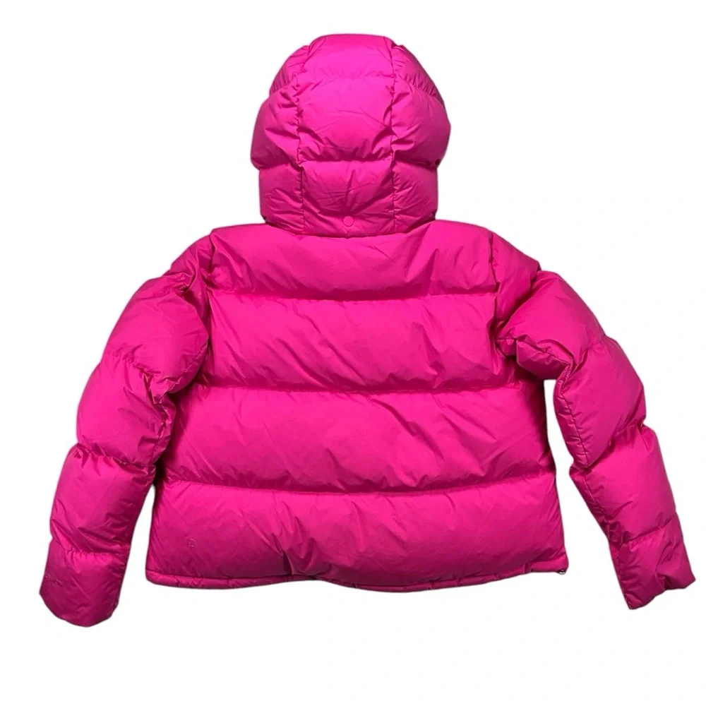 NWT ✨ RARE Lululemon Wunder Puff Cropped Jacket Sonic Pink Size 10‎